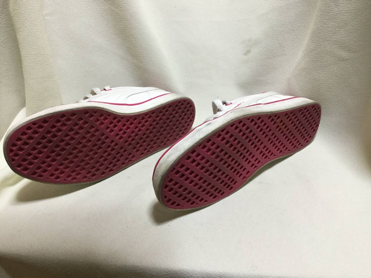 C7048*PUMA*23.5cm* white & pink sneakers 