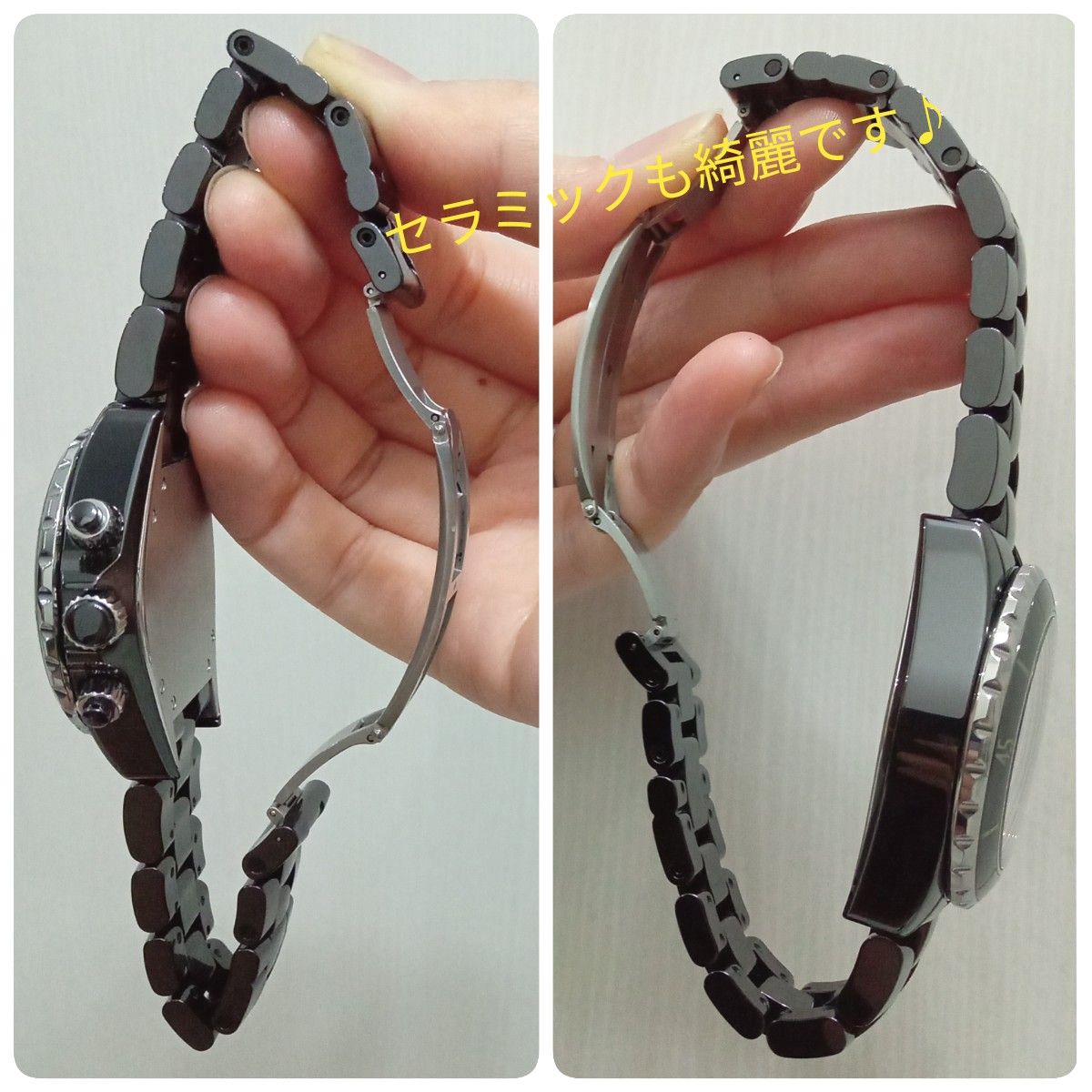 新品仕上げ 極美品【CHANEL】 J12クロノグラフ セラミック腕時計 新品仕上げ 極美品【CHANEL】 J12クロノグラフ セラミック腕時計
