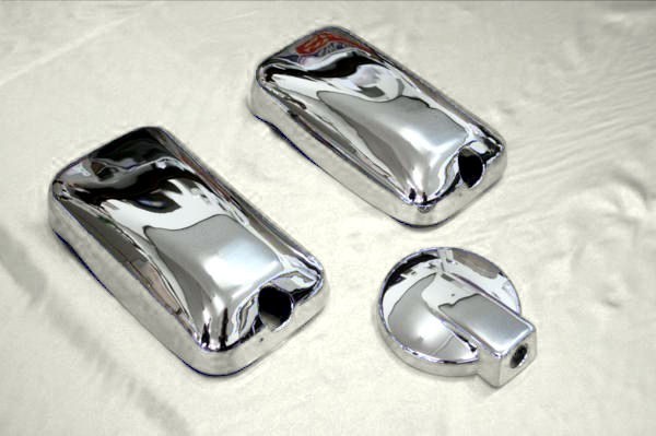 UD Condor plating mirror cover set 140Φ under mirror cover side mirror cover left right Heisei era 19 year 1 month ~