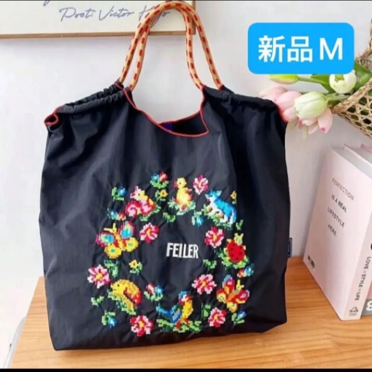 新品 レディース ボールアンドチェーン エコバッグ M フェイラー 新品 レディース ボールアンドチェーン エコバッグ M フェイラー