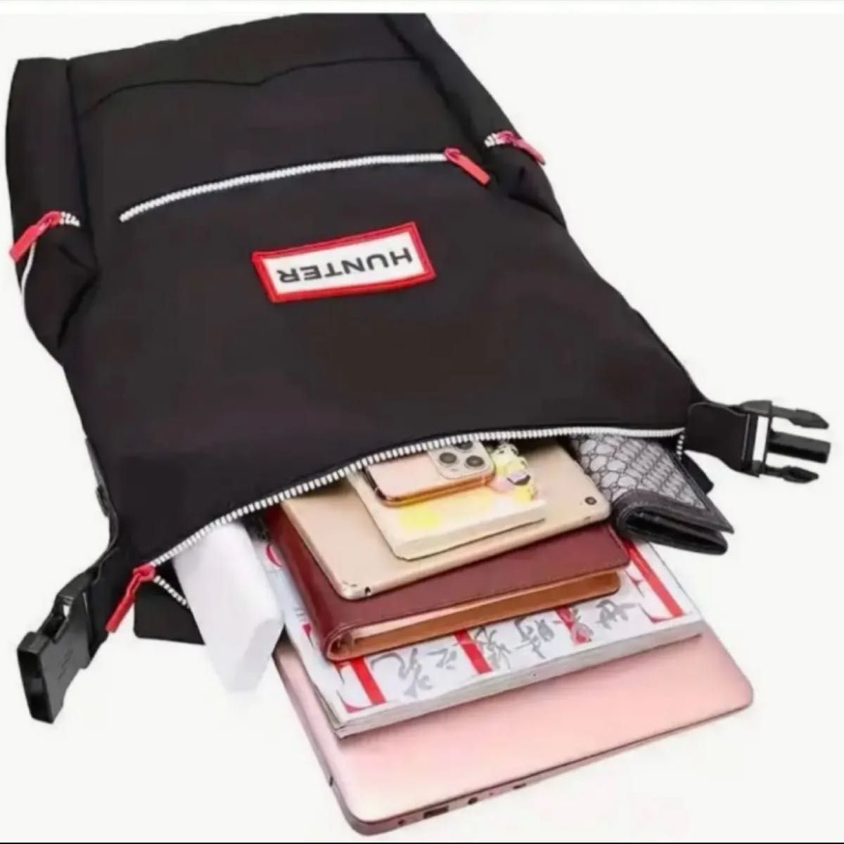 新品 リュック Hunter ハンター ブラック 黒 リュックサック 新品 リュック Hunter ハンター ブラック 黒 リュックサック