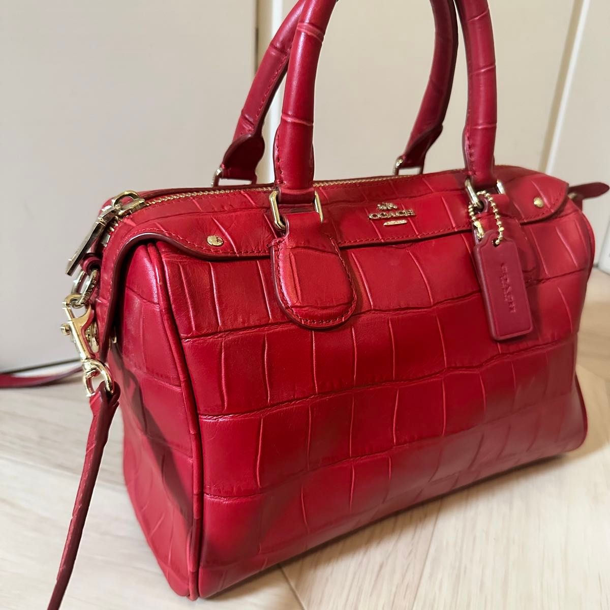 COACH ワインカラー ミニボストンバッグ|Yahoo!フリマ(旧 COACH ワインカラー ミニボストンバッグ|Yahoo!フリマ(旧