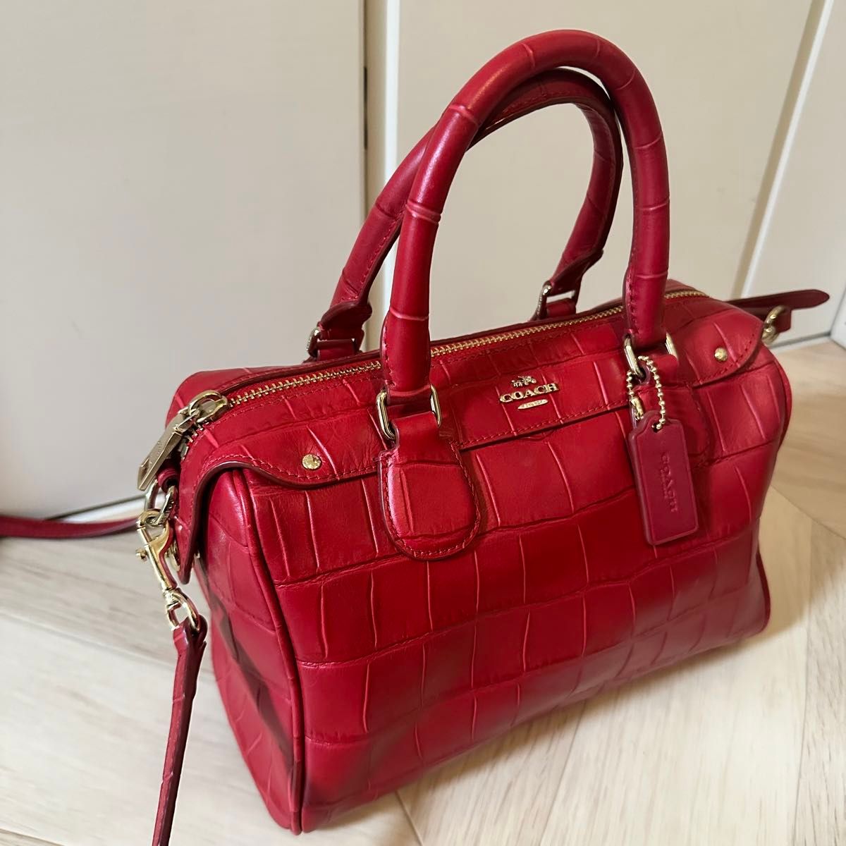 COACH ワインカラー ミニボストンバッグ|Yahoo!フリマ(旧 COACH ワインカラー ミニボストンバッグ|Yahoo!フリマ(旧