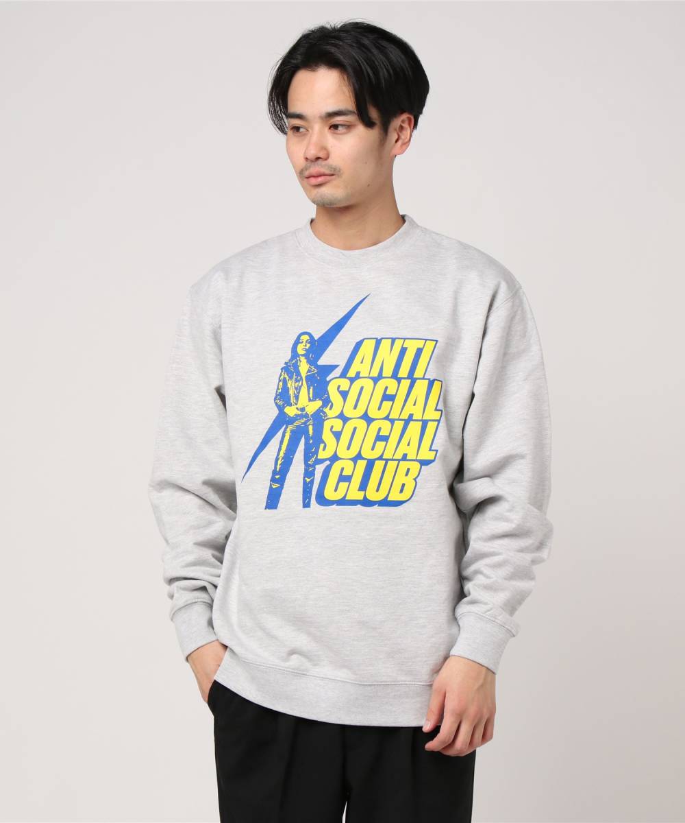 新品 HYSTERIC GLAMOUR × ANTI SOCIAL SOCIAL CLUB スウェット Mサイズ (ヒステリックグラマー)  (アンチソーシャルソーシャルクラブ) ASSC
