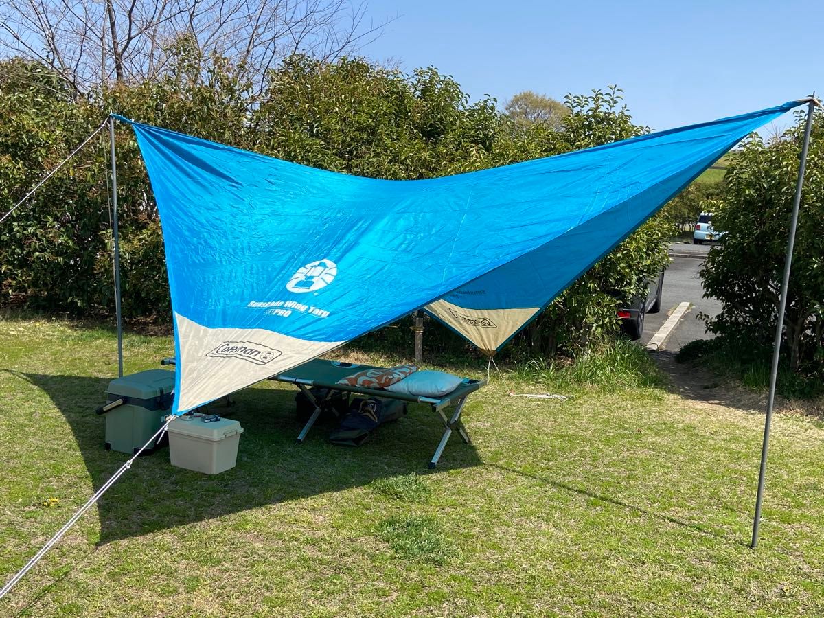 コールマン スクエアウイングタープPRO ブルー系|Yahoo!フリマ コールマン スクエアウイングタープPRO ブルー系|Yahoo!フリマ