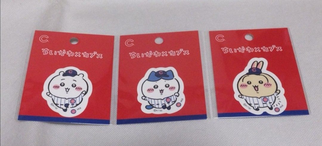 ちいかわ MLB TOKYO SERIES 2025 ステッカー カブス ハチワレ ちいかわ MLB TOKYO SERIES 2025 ステッカー カブス ハチワレ