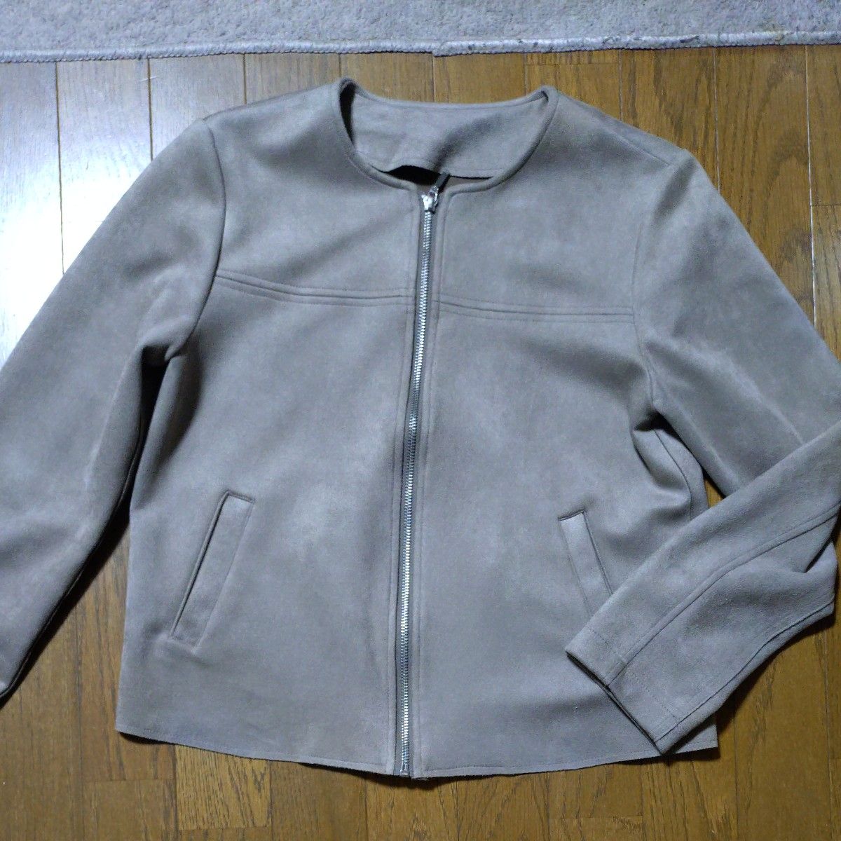 当店一番人気】 VALLIS ノーカラージャケット ブラウン FACTOTUM 当店一番人気】 VALLIS ノーカラージャケット ブラウン FACTOTUM