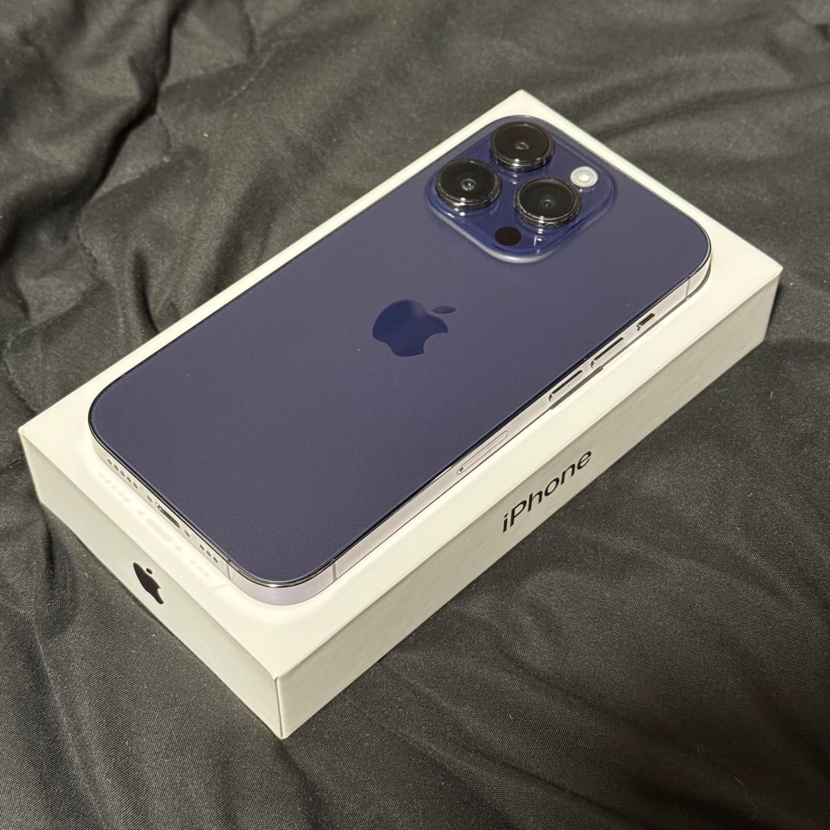 美品】【iFace付き】【箱付き】iPhone14Pro SIMフリー ディープ 美品】【iFace付き】【箱付き】iPhone14Pro SIMフリー ディープ