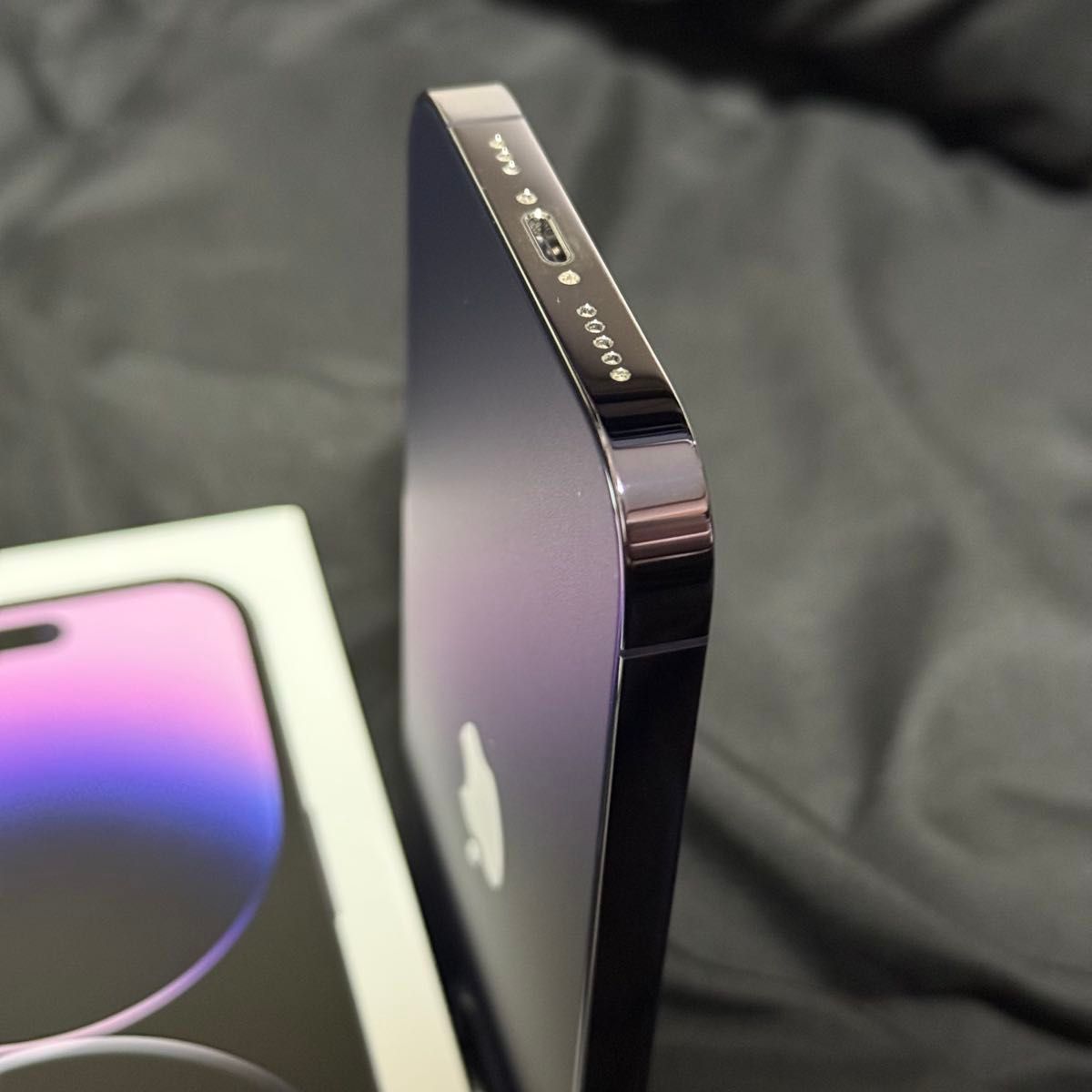 美品】【iFace付き】【箱付き】iPhone14Pro SIMフリー ディープ 美品】【iFace付き】【箱付き】iPhone14Pro SIMフリー ディープ