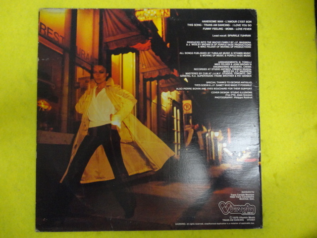 Friends - Trans Am Dancing オリジナル原盤 US LP ディスコ・サウンド Trans Am Dancing / Handsome Man / Funny Feeling 収録　視聴_画像2