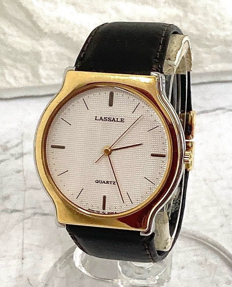 SEIKO セイコー ラサール 7751-6009 QZ グレー文字盤 メンズ SEIKO セイコー ラサール 7751-6009 QZ グレー文字盤 メンズ