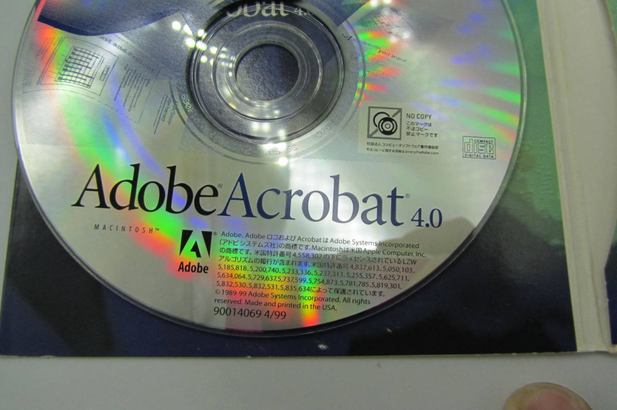 送料無料格安 Adobe Acrobat 4.0 日本語版 アクロバット B1232 MAC Macintosh 版 PDF作成 編集 ライセンスキーありの画像2