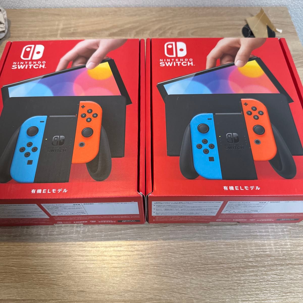 Nintendo switch 本体 有機EL ネオンブルー ネオンレッド 2個 Nintendo switch 本体 有機EL ネオンブルー ネオンレッド 2個