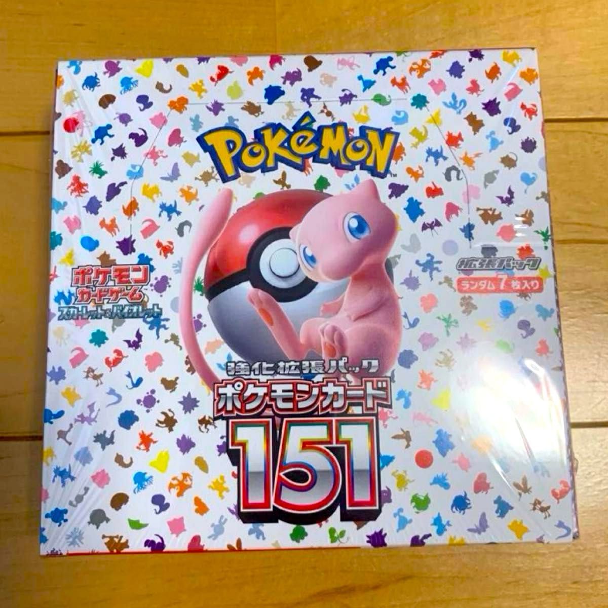 新品未開封】ポケモンカードゲーム 151 BOX[シュリンク付き 新品未開封】ポケモンカードゲーム 151 BOX[シュリンク付き