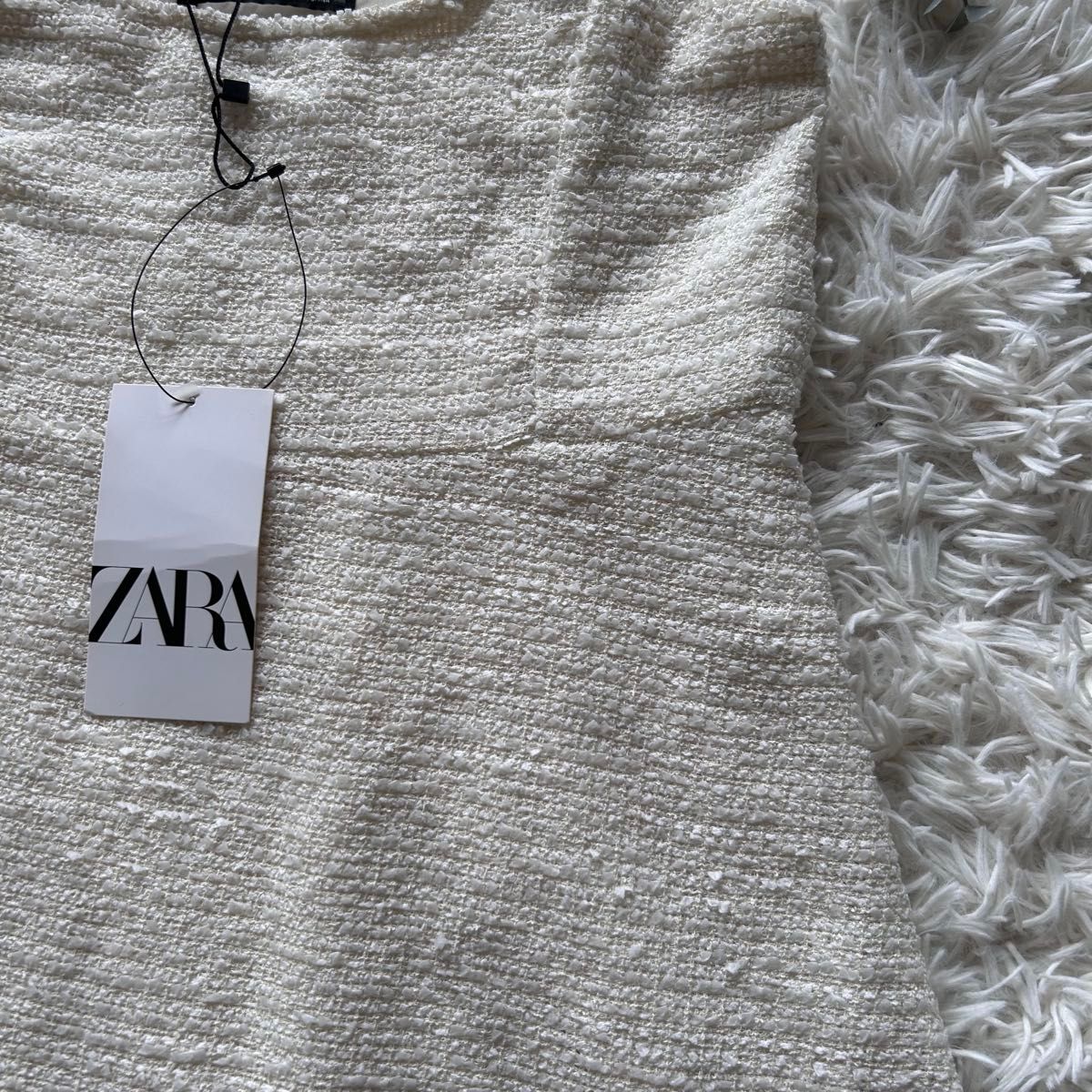 新品 タグ付き ZARA ザラ ツイード ワンピース ミニ 新品 タグ付き ZARA ザラ ツイード ワンピース ミニ