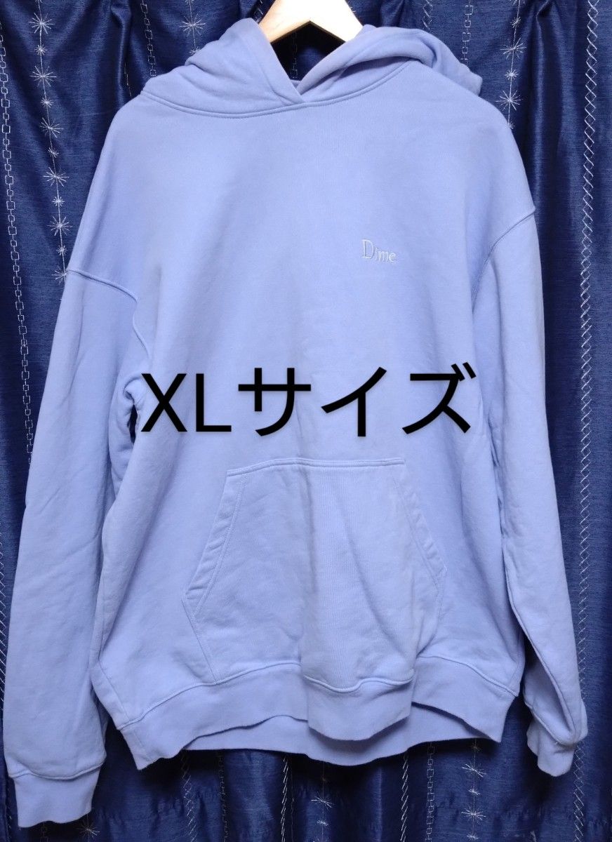 Dime small Classic Logo Hoodie ダイム 刺繍ロゴ フーディ Dime small Classic Logo Hoodie ダイム 刺繍ロゴ フーディ