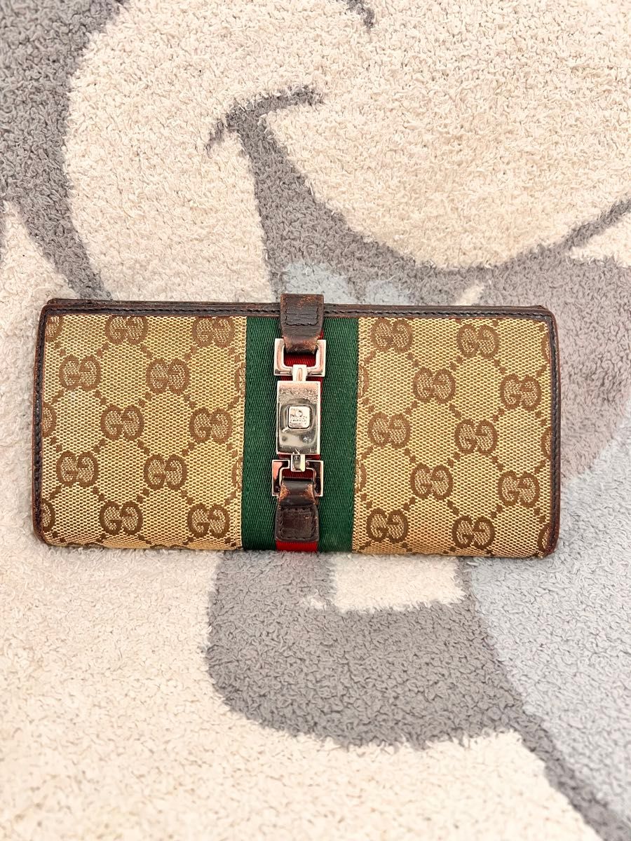 GUCCI グッチ 二つ折り財布 シェリーライン GGキャンバス|Yahoo GUCCI グッチ 二つ折り財布 シェリーライン GGキャンバス|Yahoo