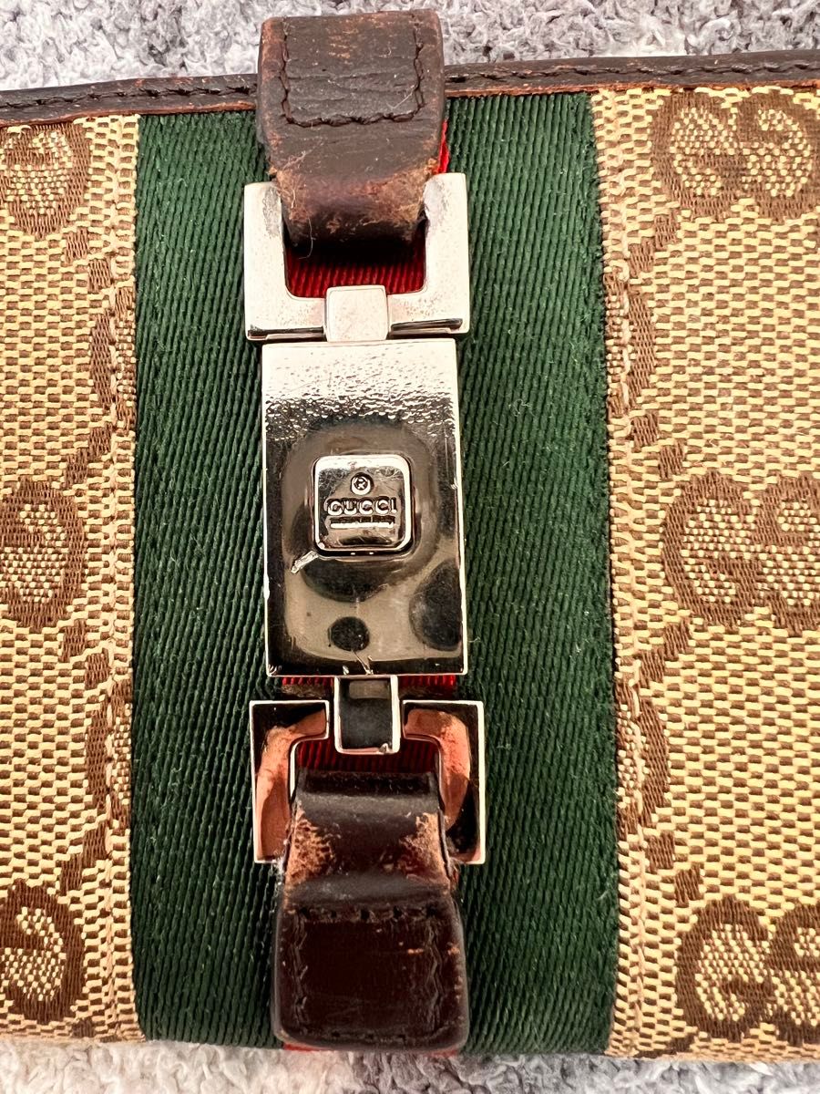 GUCCI グッチ 二つ折り財布 シェリーライン GGキャンバス|Yahoo GUCCI グッチ 二つ折り財布 シェリーライン GGキャンバス|Yahoo