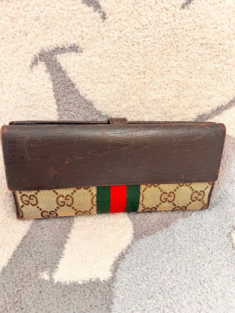 GUCCI グッチ 二つ折り財布 シェリーライン GGキャンバス|Yahoo GUCCI グッチ 二つ折り財布 シェリーライン GGキャンバス|Yahoo