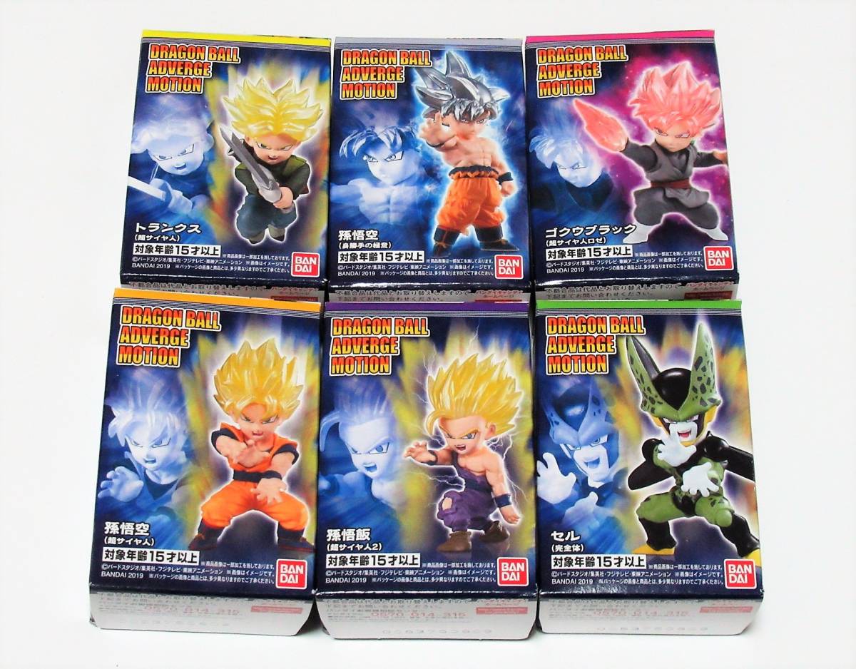 ★新品　食玩　「ドラゴンボールアドバージ モーション１」　全６種セット_画像1