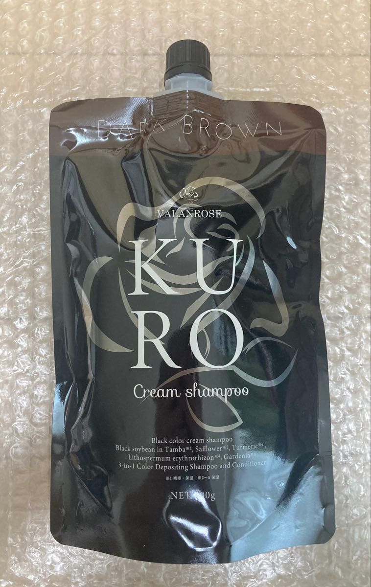 B VALANCE バランローズ KUROクリームシャンプー 400g 白髪染め B VALANCE バランローズ KUROクリームシャンプー 400g 白髪染め