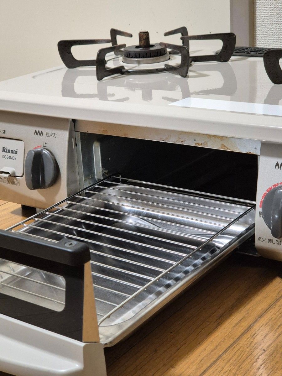 2020年製 ガスコンロ Rinnai リンナイ KG34NBEL 都市ガス用 2020年製 ガスコンロ Rinnai リンナイ KG34NBEL 都市ガス用