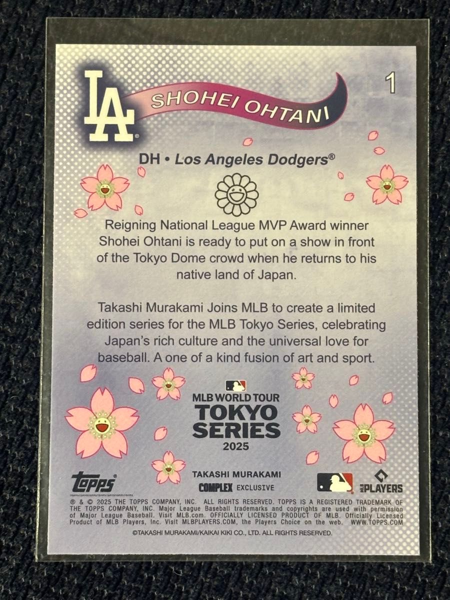 新品 村上隆 + MLB WORLD TOUR TOKYO SERIES 2025 TOPPS コラボ 新品 村上隆 + MLB WORLD TOUR TOKYO SERIES 2025 TOPPS コラボ