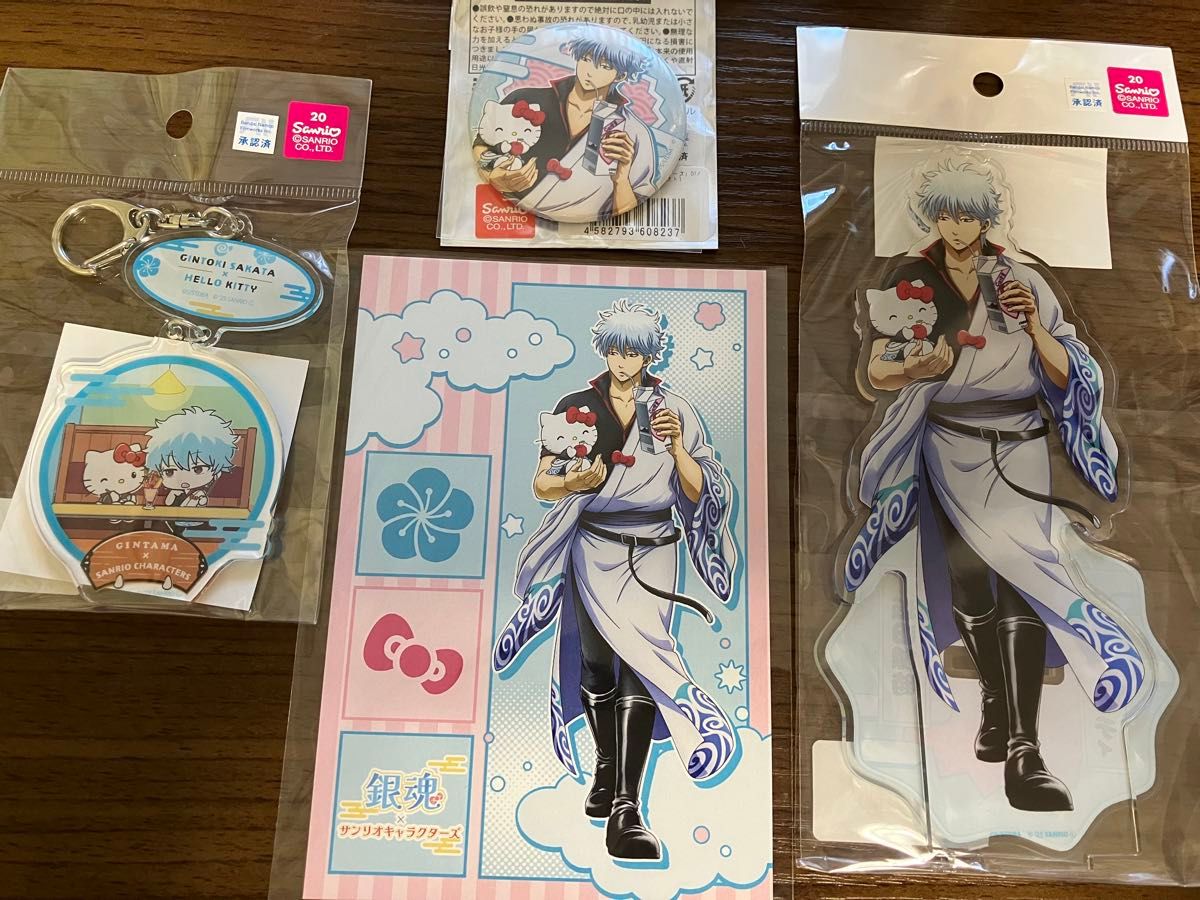 銀魂 サンリオキャラクターズ 坂田銀時 アクリルスタンド 特典 銀魂 サンリオキャラクターズ 坂田銀時 アクリルスタンド 特典