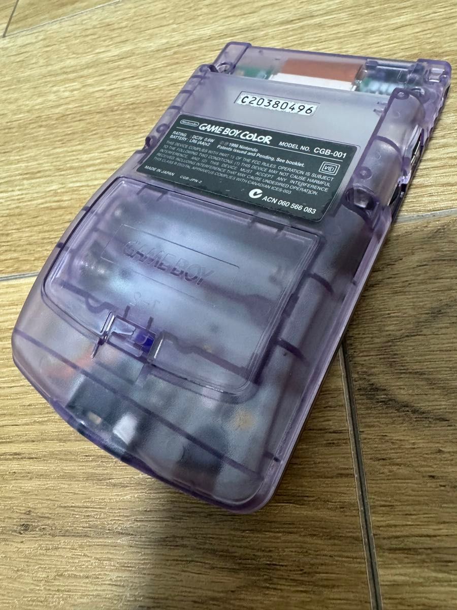 美品 ゲームボーイカラー クリアパープル ゲームボーイ 任天堂 美品 ゲームボーイカラー クリアパープル ゲームボーイ 任天堂