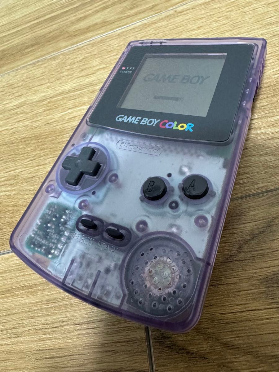 美品 ゲームボーイカラー クリアパープル ゲームボーイ 任天堂 美品 ゲームボーイカラー クリアパープル ゲームボーイ 任天堂