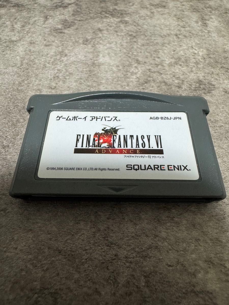 GBA ファイナルファンタジー6 ゲームボーイアドバンス ソフト FF GBA ファイナルファンタジー6 ゲームボーイアドバンス ソフト FF