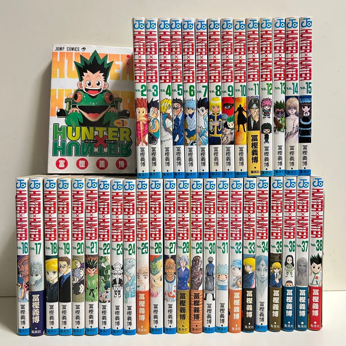 HUNTER×HUNTER ハンターハンター 1〜38巻 全巻セット まとめ売り HUNTER×HUNTER ハンターハンター 1〜38巻 全巻セット まとめ売り