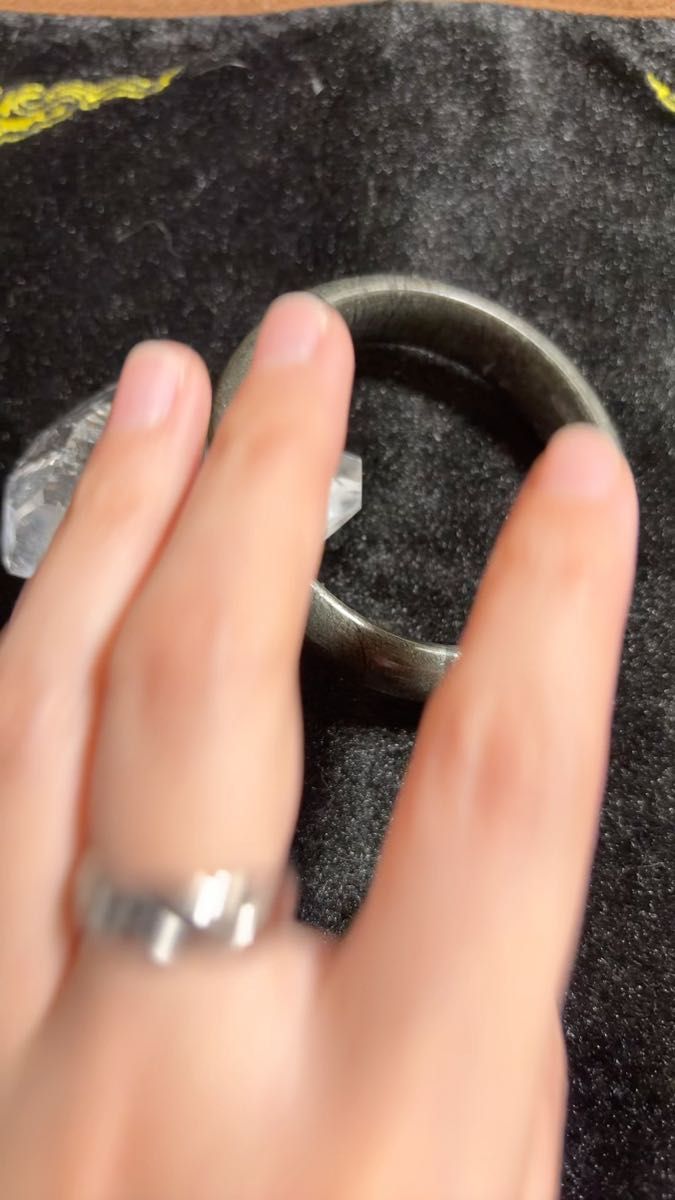 天然石 パイライトバングル 内径58mm