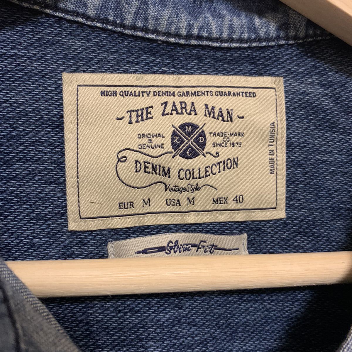 ZARA MAN デニムシャツ メンズ ザラ ジーンズ トップス_画像4