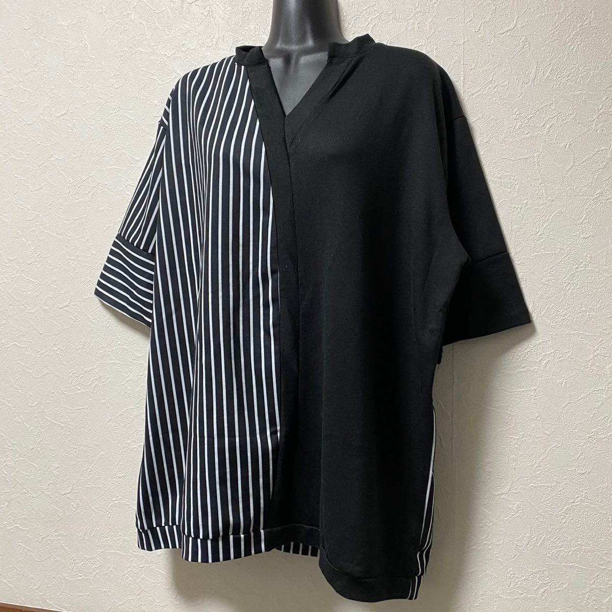 美品】 Tシャツ カットソー トップス 半袖 オーバーサイズ 美品】 Tシャツ カットソー トップス 半袖 オーバーサイズ