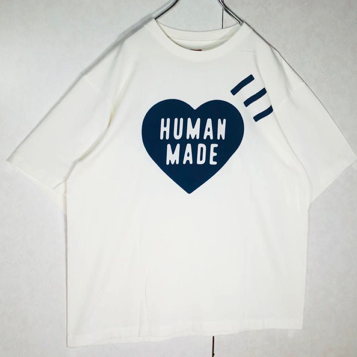 美品 希少XLサイズ】ヒューマンメイド デカハートロゴ ナンバー 美品 希少XLサイズ】ヒューマンメイド デカハートロゴ ナンバー