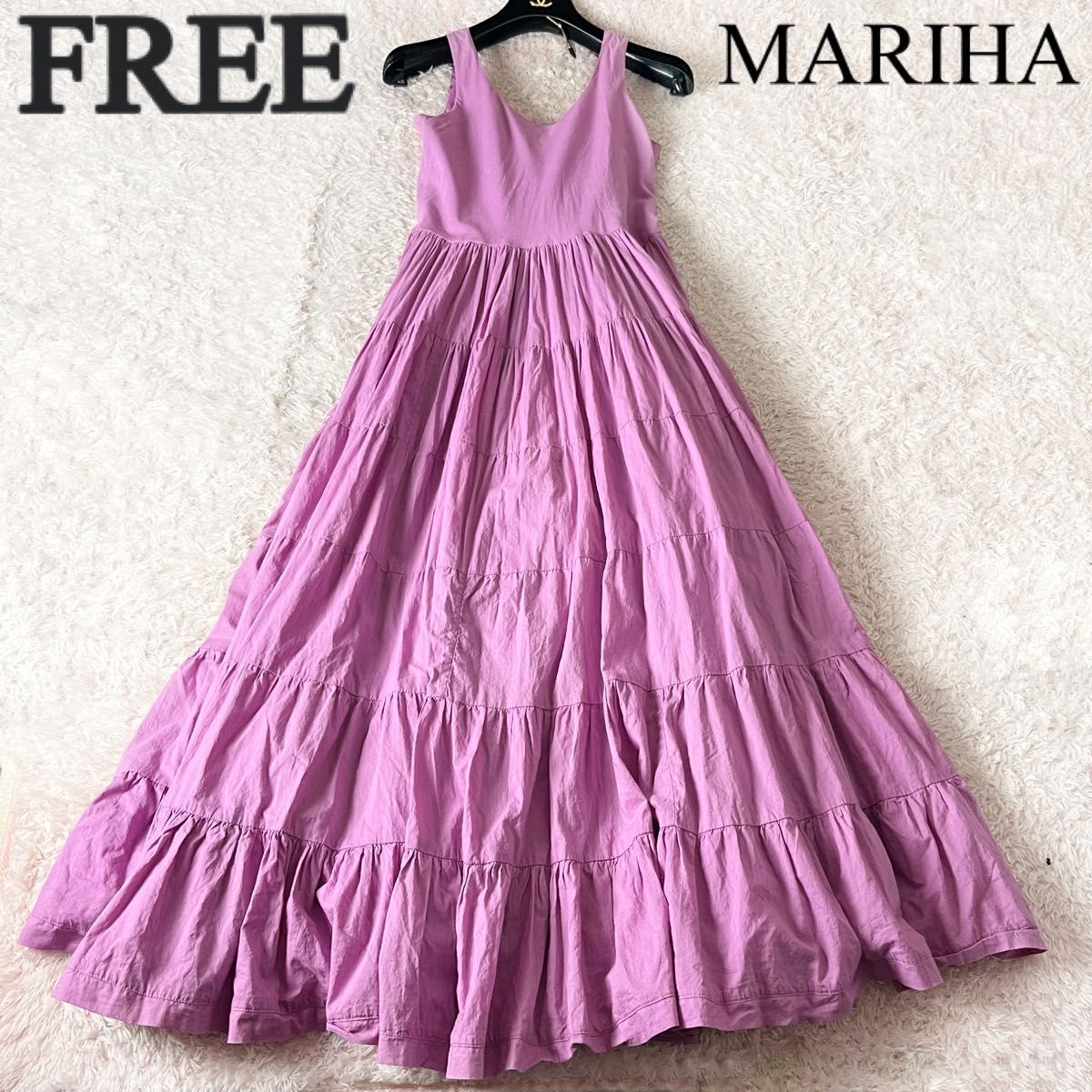 MARIHA マリハ 草原の虹のドレス ロングワンピース フレア A MARIHA マリハ 草原の虹のドレス ロングワンピース フレア A