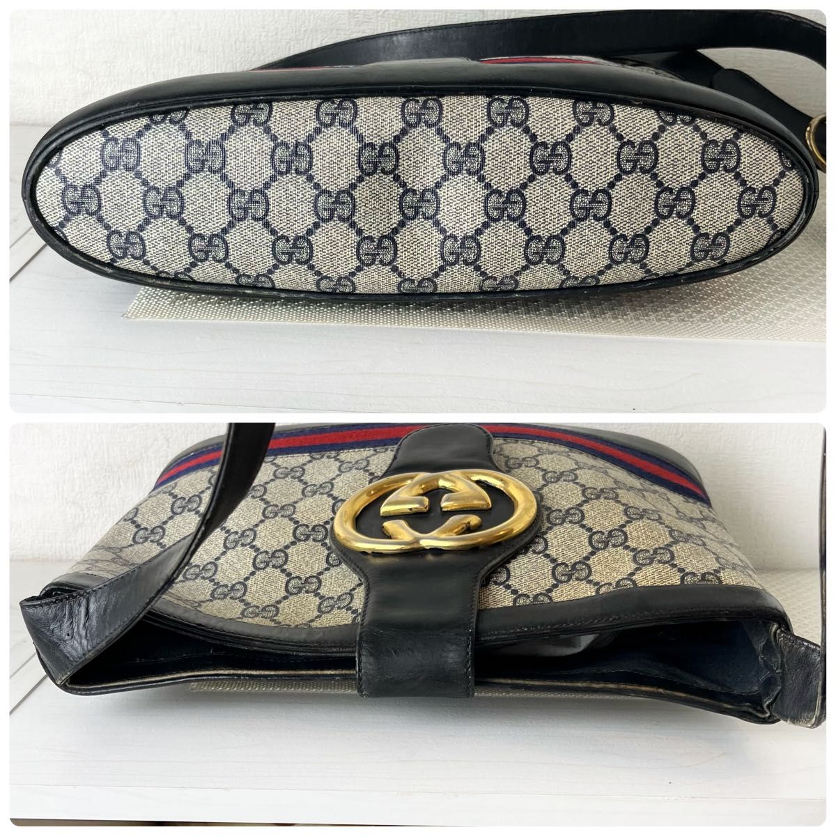 GUCCI グッチ GGスプリーム ショルダーバッグ シェリーライン GUCCI グッチ GGスプリーム ショルダーバッグ シェリーライン
