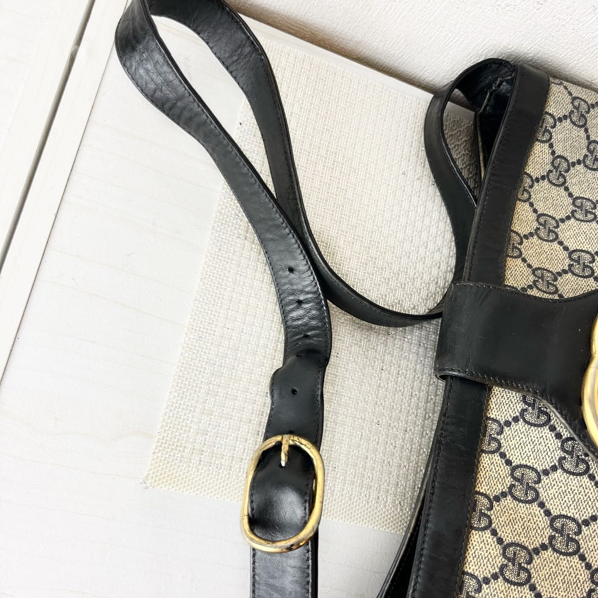 GUCCI グッチ GGスプリーム ショルダーバッグ シェリーライン GUCCI グッチ GGスプリーム ショルダーバッグ シェリーライン