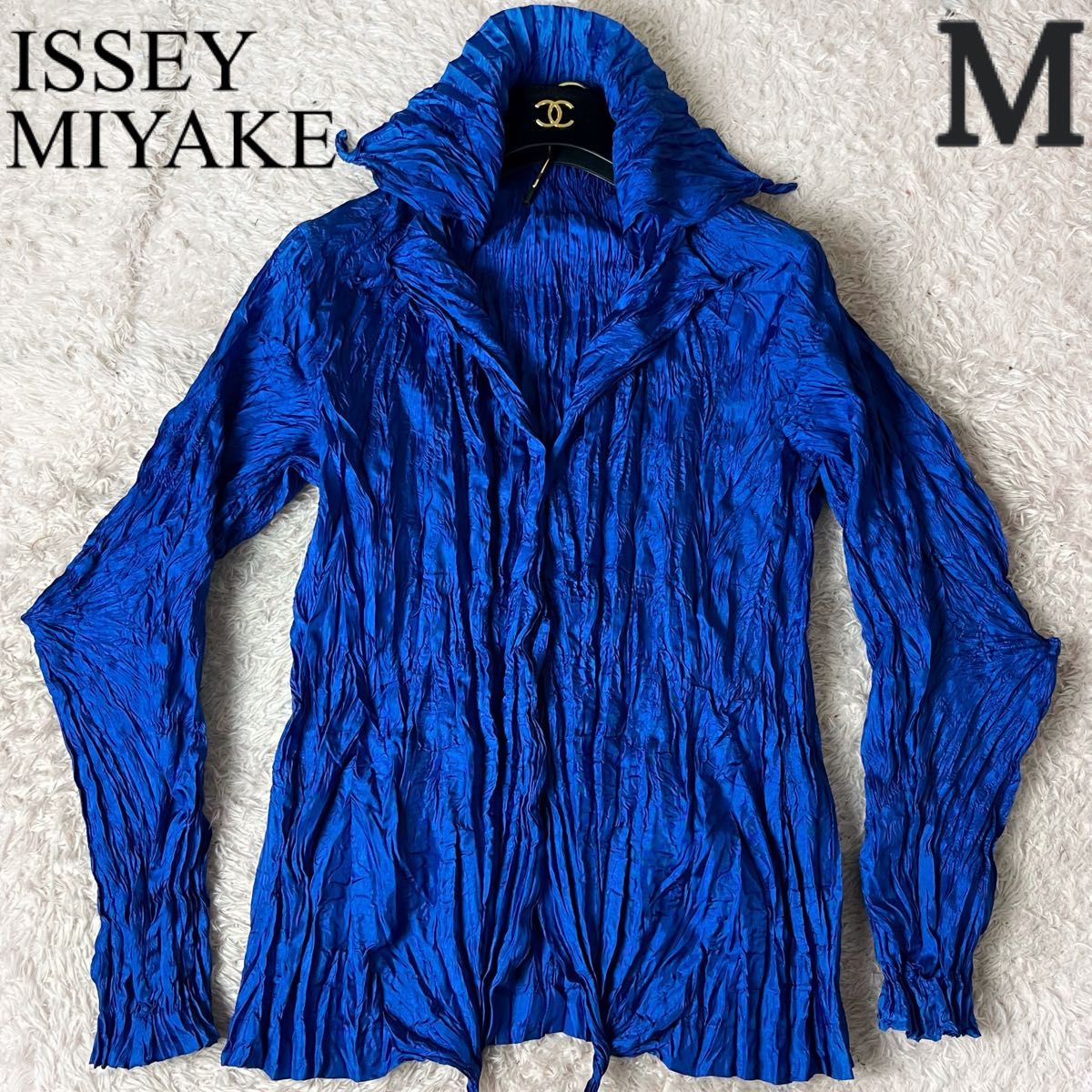 ISSEY MIYAKE イッセイミヤケ シワ加工 シャツ ブラウス ISSEY MIYAKE イッセイミヤケ シワ加工 シャツ ブラウス