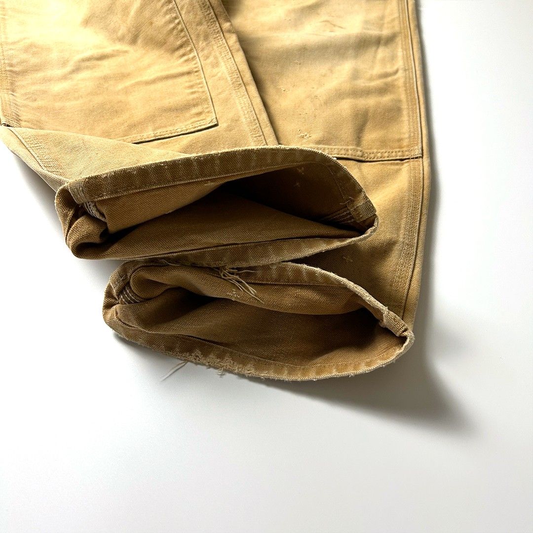 carhartt ダブルニー メキシコ製 W38 L30 実寸W36 L29 茶 carhartt ダブルニー メキシコ製 W38 L30 実寸W36 L29 茶