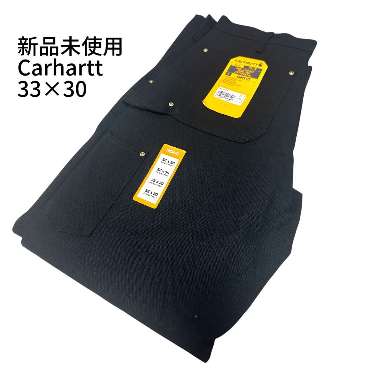 新品未使用 Carhartt カーハート ダブルニー 33×30ペインター 新品未使用 Carhartt カーハート ダブルニー 33×30ペインター