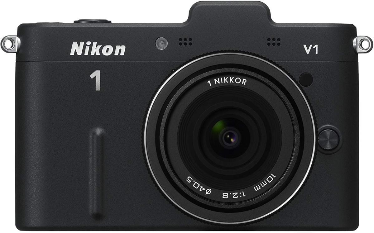 中古 美品 最高の品質の NIKON V1 薄型レンズキット ブラック ニコン 新品8GBSDカード付 おすすめ カメラ 最大83％オフ！ ミラーレス