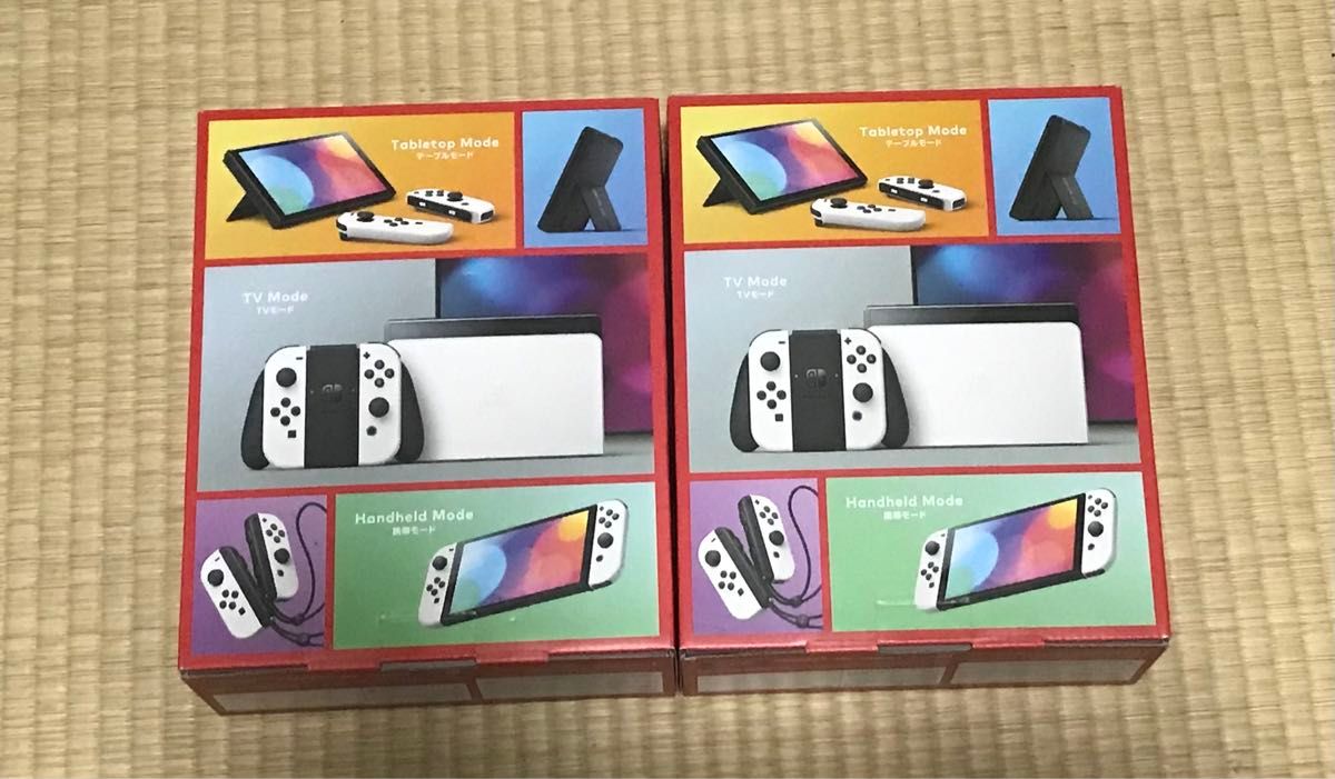 Nintendo Switch 有機ELモデル ホワイト 2台 新品未開封 店舗印 Nintendo Switch 有機ELモデル ホワイト 2台 新品未開封 店舗印