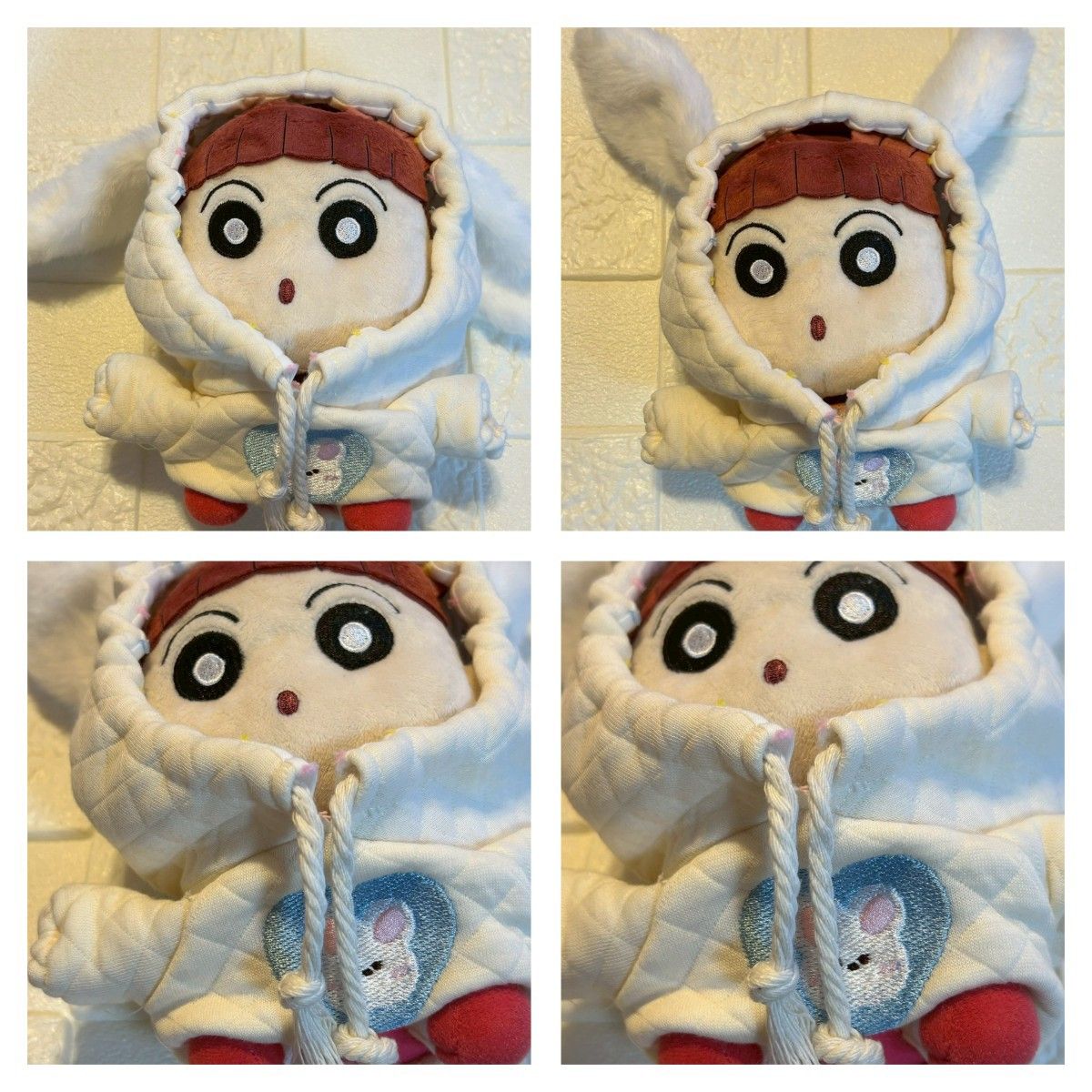 ぬい服 ぬい撮り 推し活 フーディー パーカー うさぎ うさ耳 ぬい服 ぬい撮り 推し活 フーディー パーカー うさぎ うさ耳