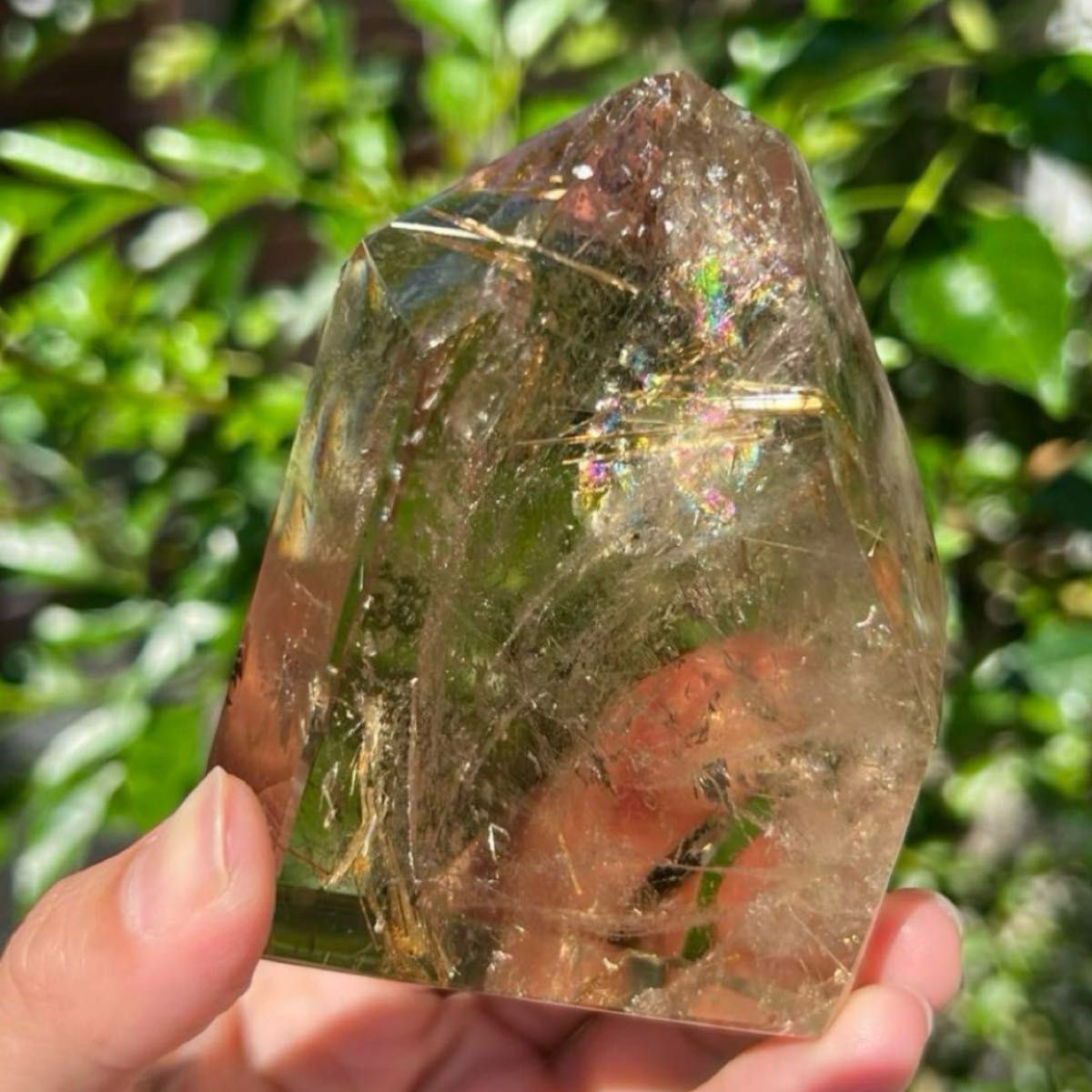 高透明度 極上特級品 虹入り タイチンルチル スモーキークォーツ 高透明度 極上特級品 虹入り タイチンルチル スモーキークォーツ