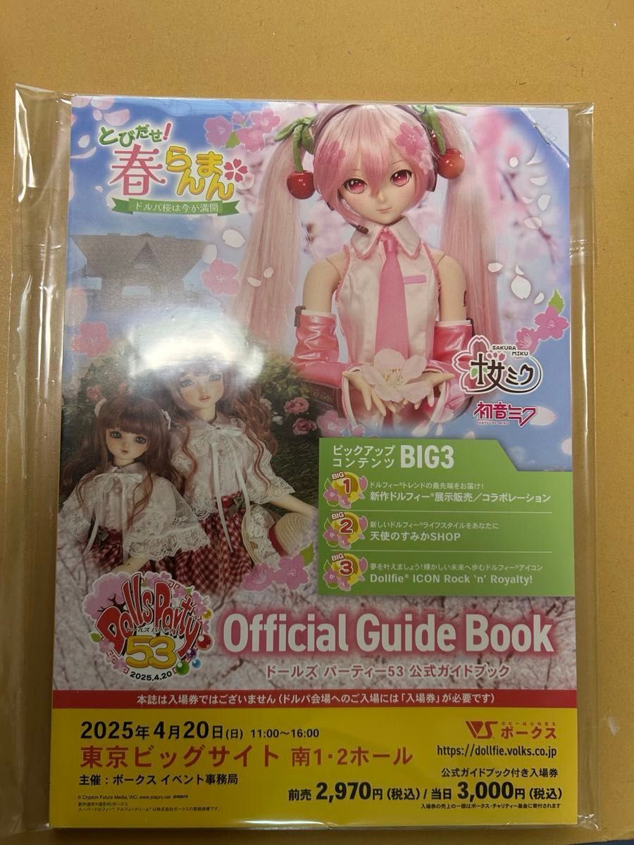 ドルパ53 ボークス ドールズパーティー 入場券 公式ガイドブック ドルパ53 ボークス ドールズパーティー 入場券 公式ガイドブック