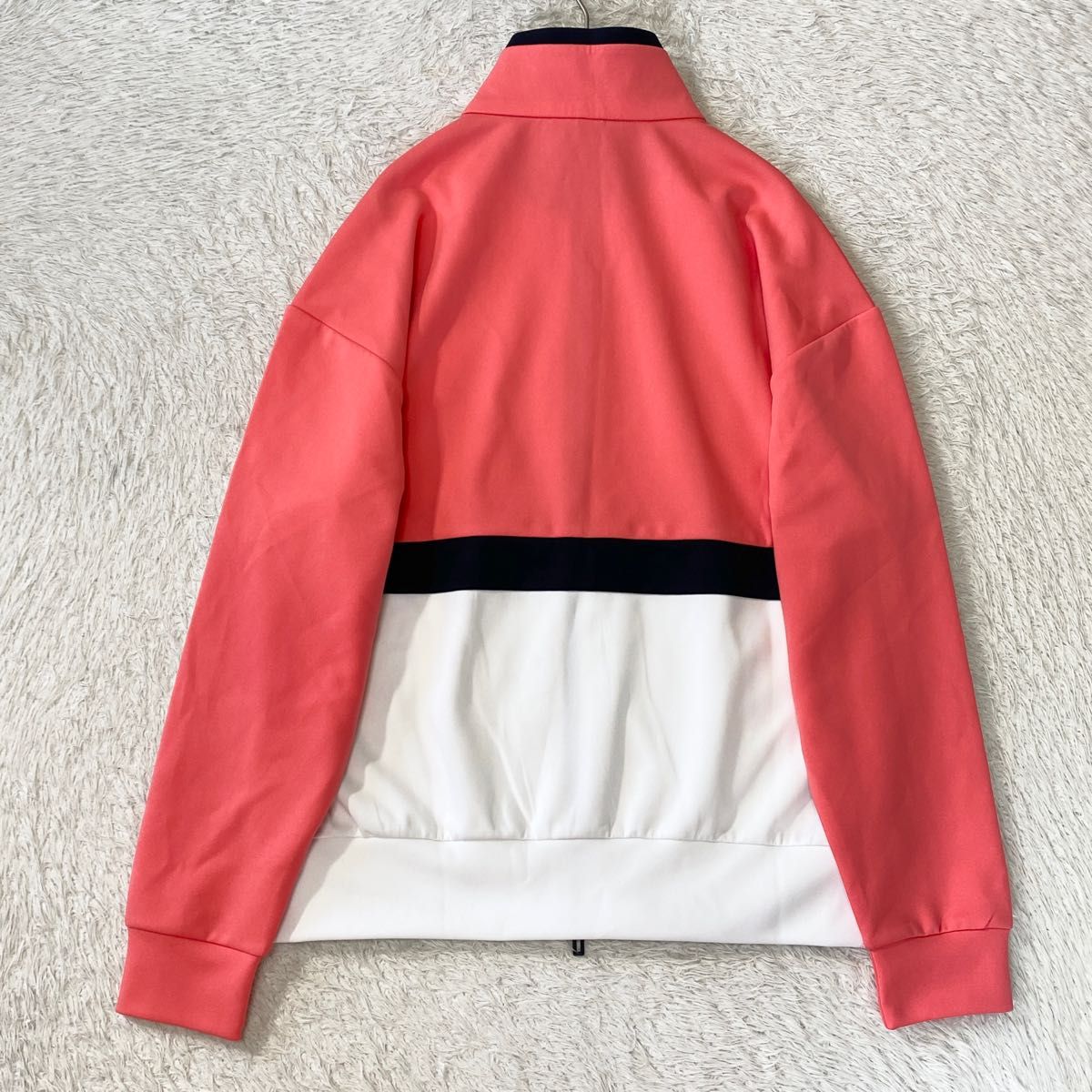 美品】アディダス adidas エアロレディ 配色 トラックジャケット 美品】アディダス adidas エアロレディ 配色 トラックジャケット