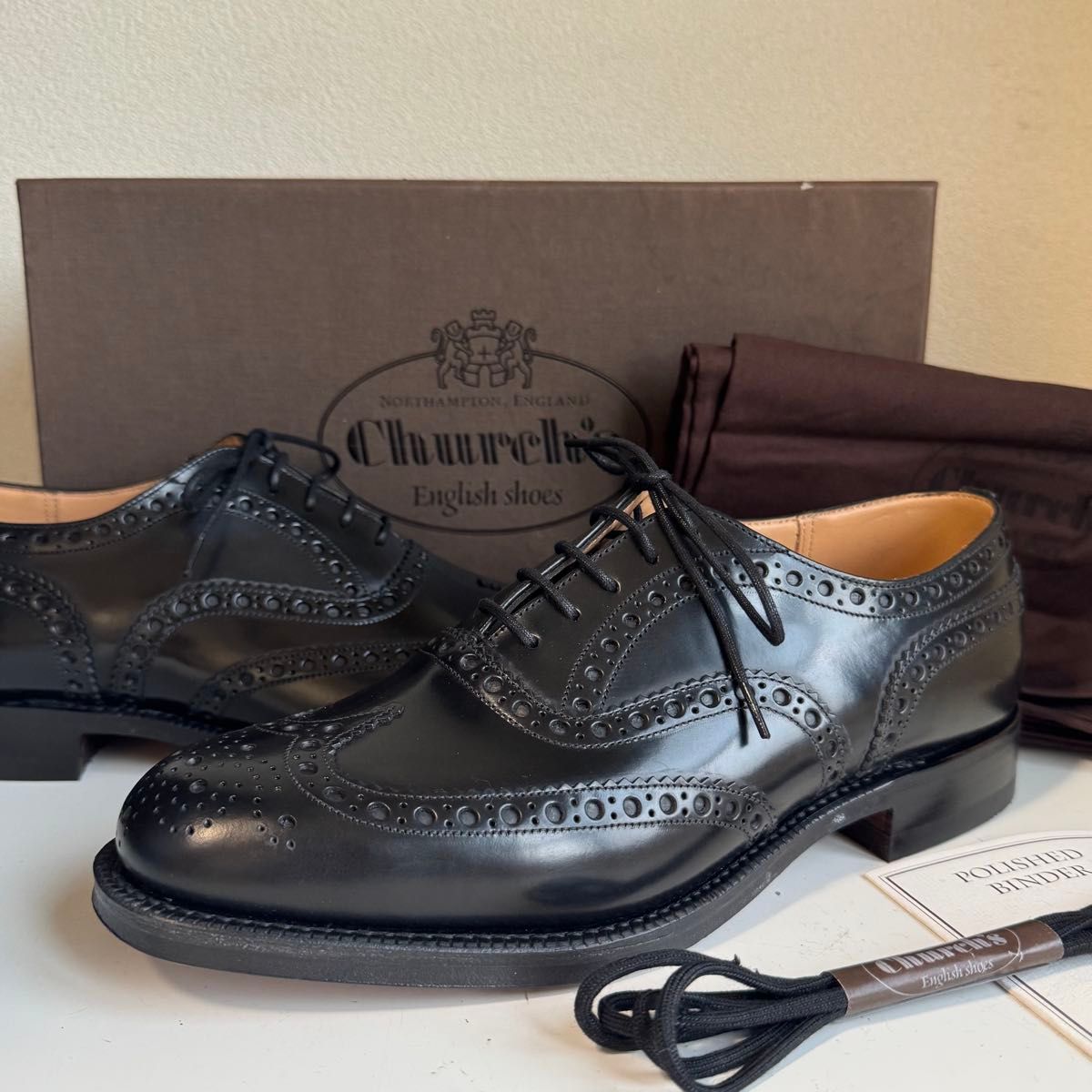 新品 未使用 Church's BURWOOD チャーチ バーウッド 黒 ブラック 新品 未使用 Church's BURWOOD チャーチ バーウッド 黒 ブラック