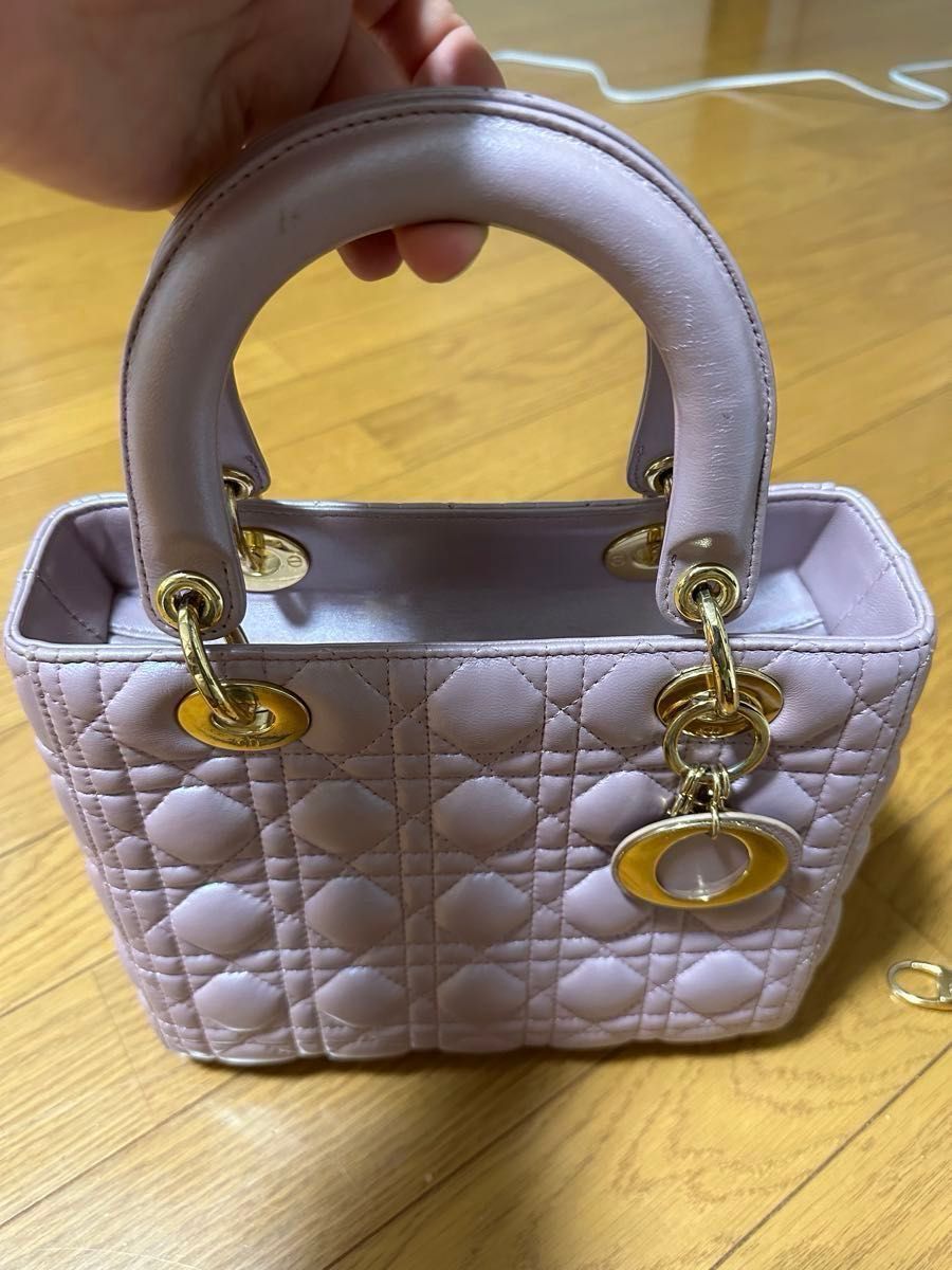 美品 Dior chirstianカナージュ 2wayバック レディディオール 美品 Dior chirstianカナージュ 2wayバック レディディオール